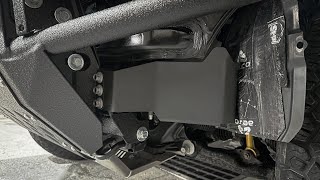 Установка защиты кронштейна подушки для Тойота FJ Cruiser (под бампер BMS060003) левая сторона