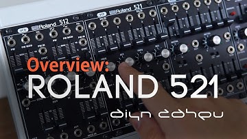 Roland 521 VCF - Dual Analog Filter Overview