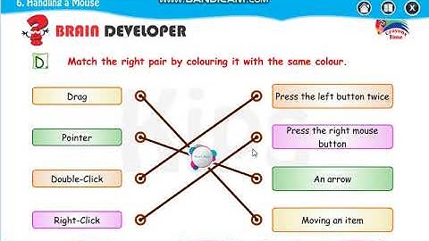 Std II Lesson 6 Handling a Mouse  Question and Answer #class2 #computerforkids #computer