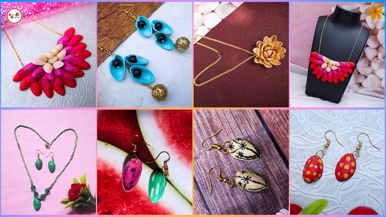 WOW !! Pista Shell Jewerly || Handmade Jewerly Making #BestOutofWaste