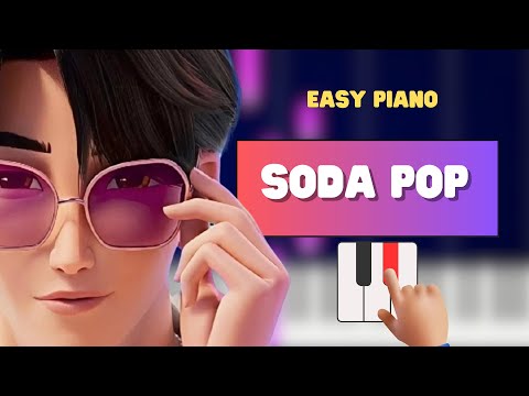 SODA POP - KPop Demon Hunters ( Easy piano tutorial )