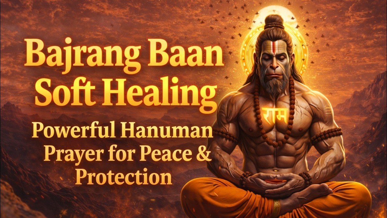 Bajrang Baan Soft Healing | Powerful Hanuman Prayer for Peace & Protection