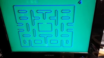 Playing pac man on the RadioShack MC-10 computer