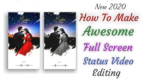 🔥How To Make Trending #FullScreen​ Flying Heart WhatsApp Status Video In Kinemaster [Toturial]