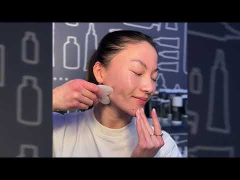 Hur använder man en Gua Sha-sten? White Jade Gua Sha sten Dermalogica