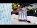 Car door protector installation