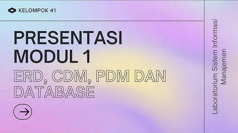 ERD, CDM, PDM DAN DATABASE (PEMBELIAN TIKET KONSER) KELOMPOK 41#upnjatim #labsim #kelompok41 #nabila