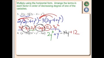 4.6 Multiplying Polynomials