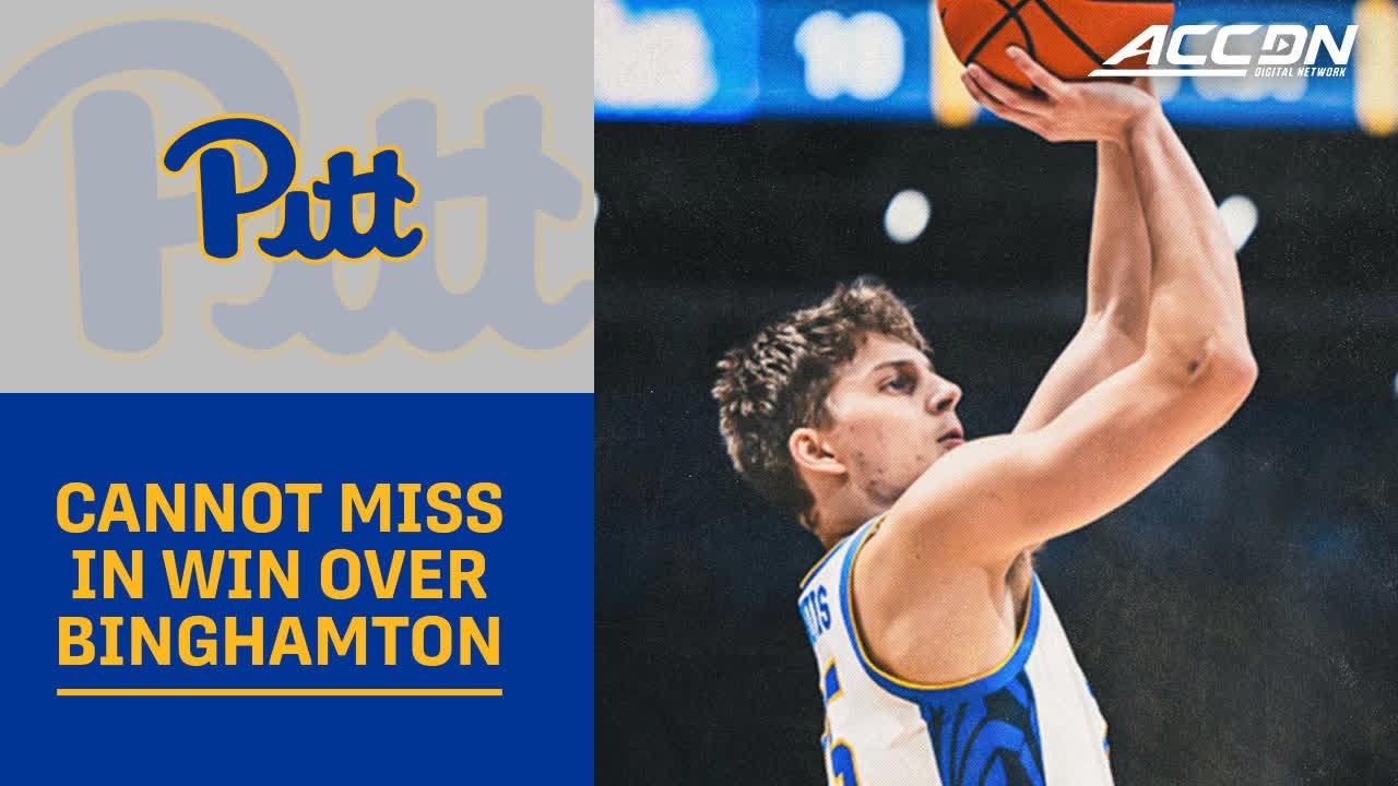 Pitt's Lights It Up From 3-Point Territory In Win Over Binghamton