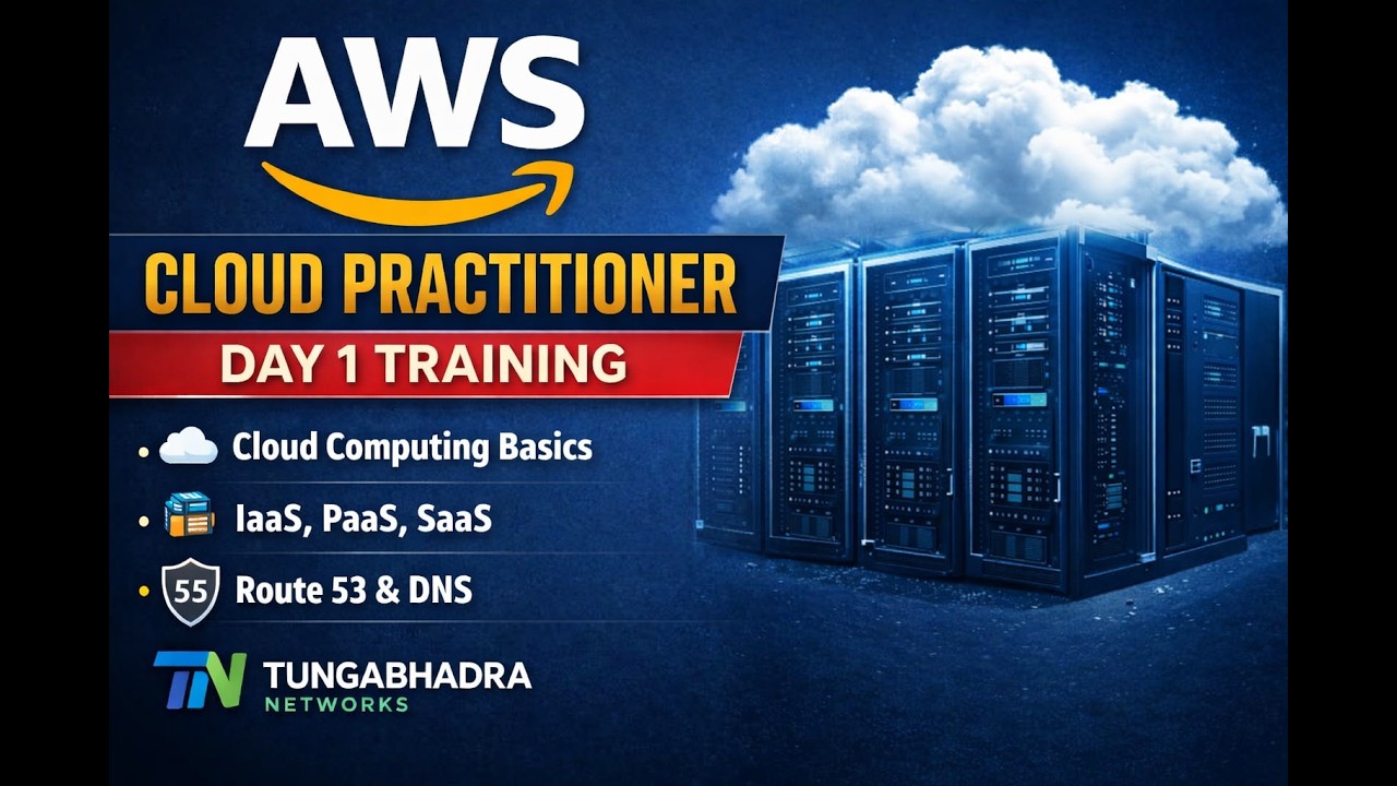 AWS Cloud Practitioner Day 1 | Cloud Computing Basics Real World ...