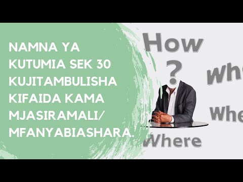 Video: Jinsi Ya Kujitambulisha Kama Mtu