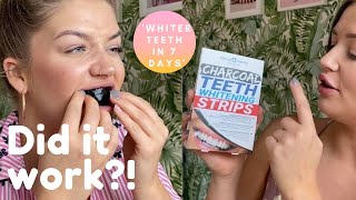 Charcoal Teeth Whitening Strips Review Stella White Home Bargains