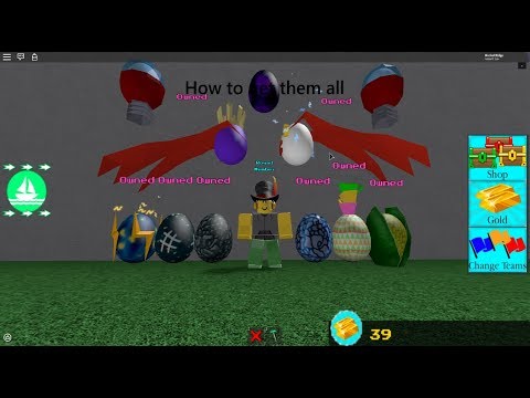 Roblox Build A Boat For Treasure All Of The 2019 Eggs Youtube - eggs in build a boat for treasure roblox