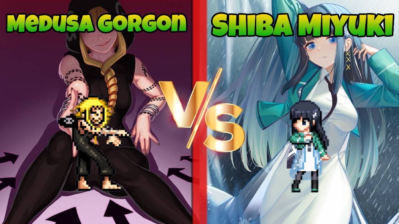 Jump Force MUGEN Medusa Gorgon vs Shiba Miyuki
