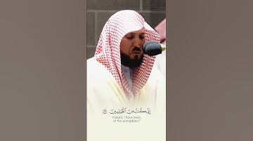 وَذَا النُّونِ إِذْ ذَهَبَ مُغَاضِبًا - القارئ ماهر المعيقلي