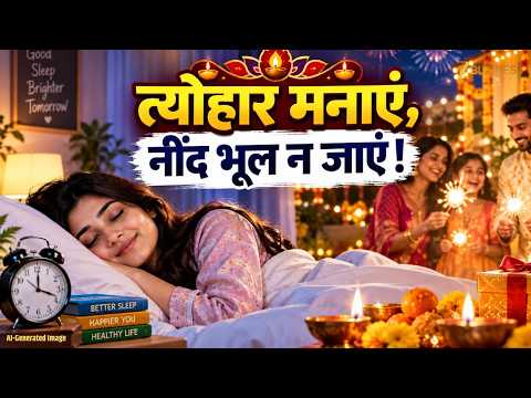 नींद का चोर! Sleep पूरी नहीं तो त्योहार का जश्न कैसे पूरा