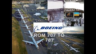 Tribute to BOEING 707, 717, 727, 737, 747, 757, 767, 777, 787