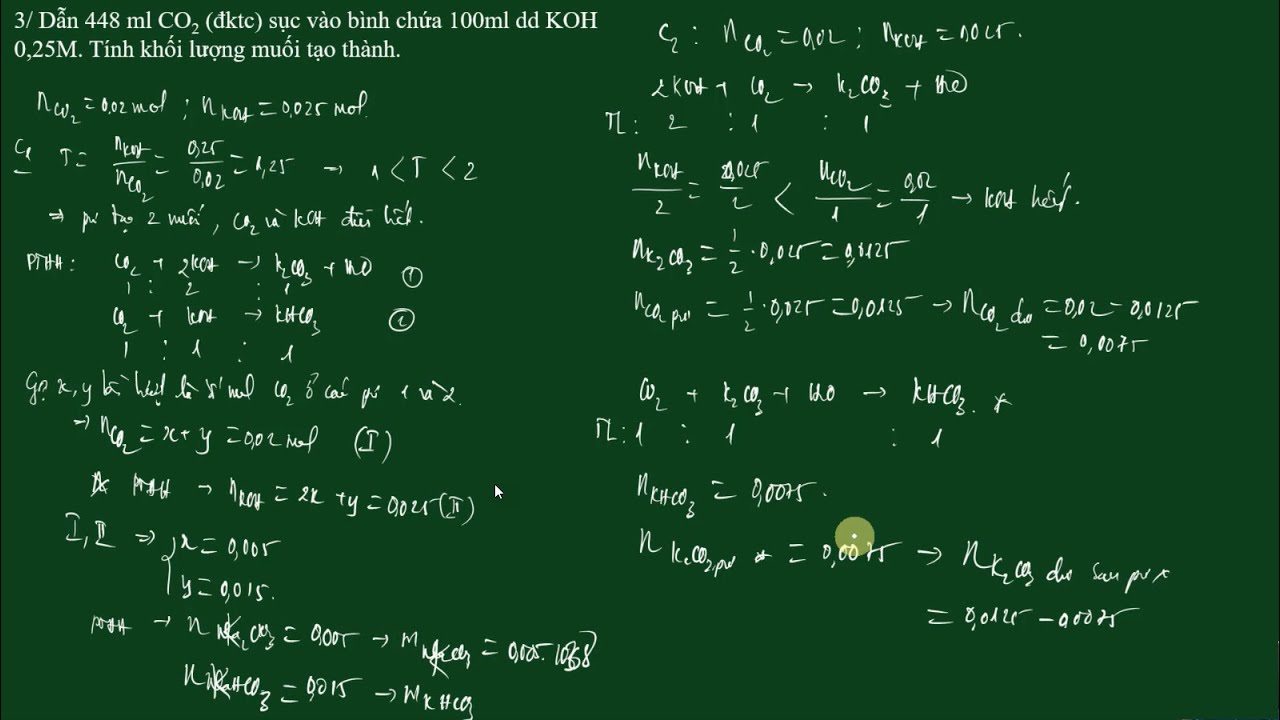 Oxit axit tác dụng với dung dịch bazơ | Oxit axit tác dụng với dung dịch kiềm (P1) | Hóa học THCS 89
