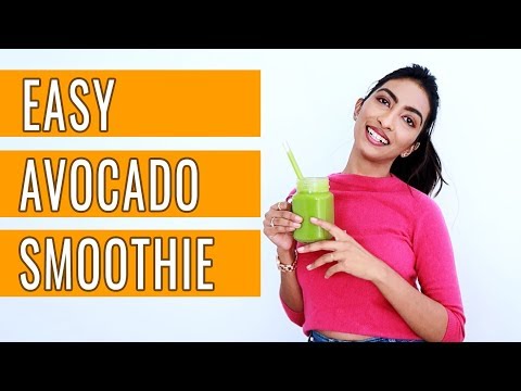 vegan-easy-avocado-smoothie-recipe-by-shikha-singh