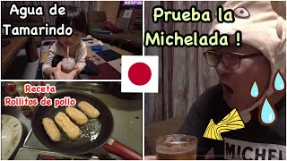 Reaccion !! prueban el tamarindo mi familia Japonesa+rollitos de pollo