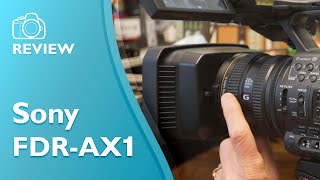 Sony FDR AX1 4K video camera hands on review screenshot 2