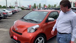 Check Out the PreOwned 2015 Scion iQ 2dr Hatchback at Stouffville Toyota