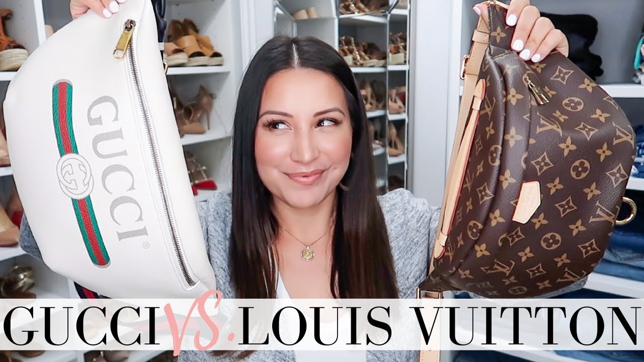 LOUIS VUITTON vs. GUCCI - LV Bumbag and Gucci Belt Bag comparison |  LuxMommy - YouTube