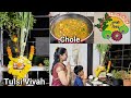 Tulsi vivah celebration vlog 2023  chole receipe  festival vlog  viral konkani