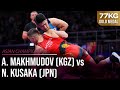 Akzhol makhmudov kgz vs nao kusaka jpn  2024 asian championships  gold medal  gr 77kg