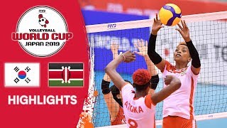 KOREA vs. KENYA - Highlights | Women's Volleyball World Cup 2019