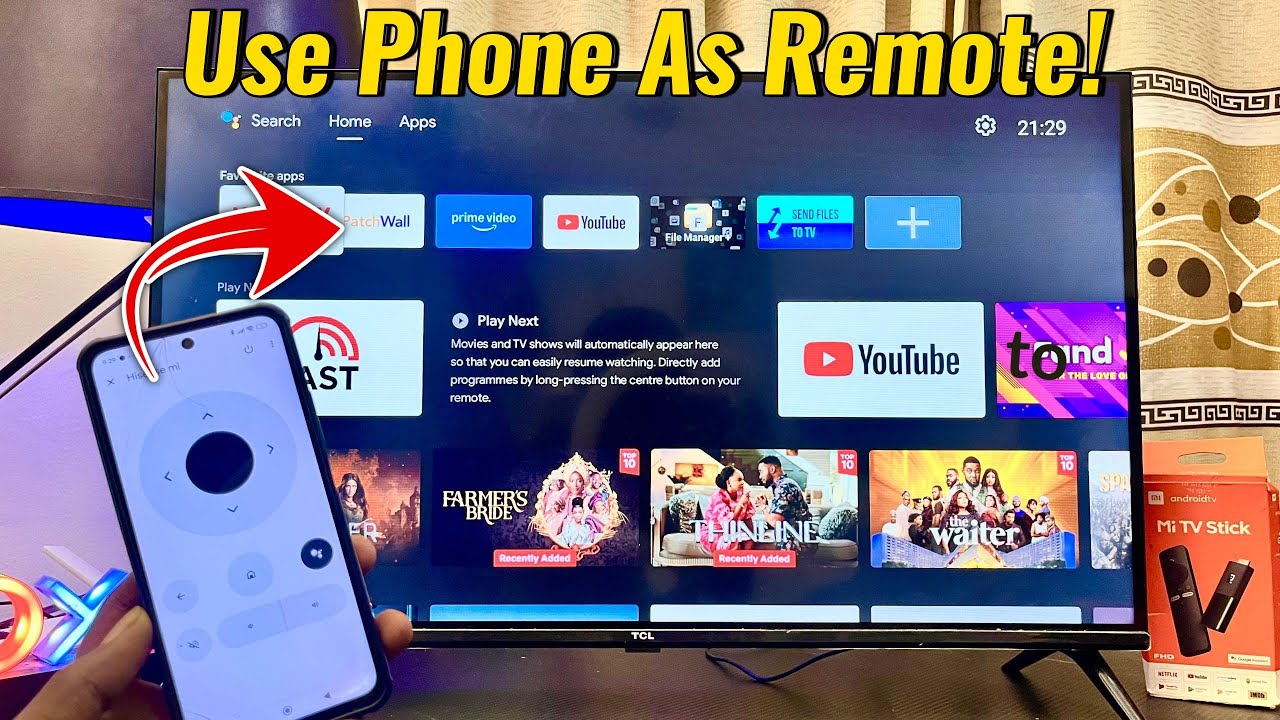 How to Use Your Phone As Remote for Xiaomi Mi TV Stick! - YouTube
