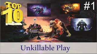 NEW! top 10 Unkillable play Of Dota 2 tournament #1