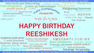 Reeshikesh   Languages Idiomas - Happy Birthday