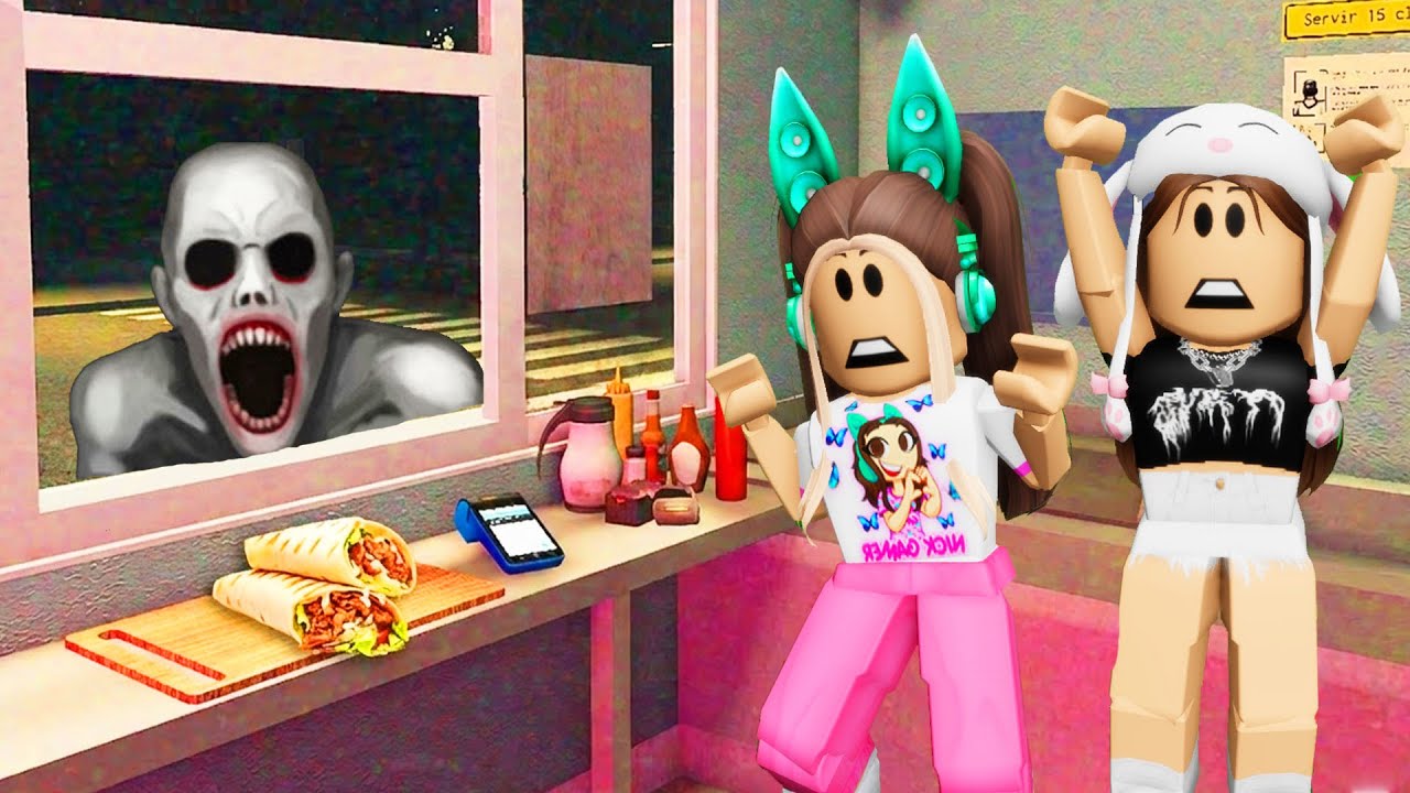 JOGUEI QUIOSQUE SHAWARMA COM A NICK GAMER- Roblox -