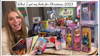 What I got my kids for Christmas 2023! Gift ideas for boys and girls, ages 11, 7, 4, and 2!