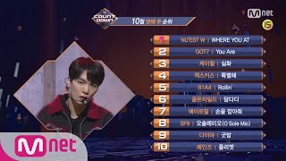 What are the TOP10 Songs in 3rd week of October M COUNTDOWN 171019 EP.545