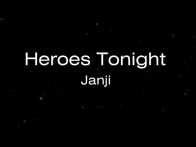 Janji - Heroes Tonight (Lyrics) feat. Johnning class=