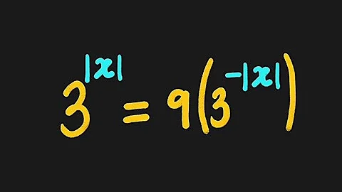 Absolute value exponential Equation