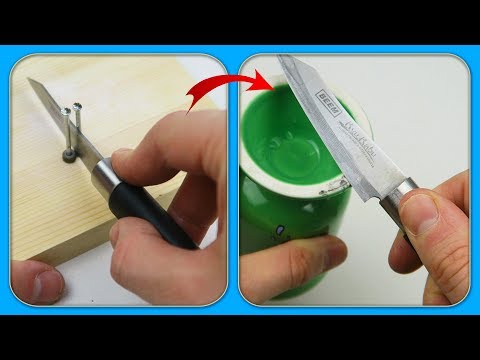 Video: Wie Man Messer An Einem Eisschrauben-Mora Schärft