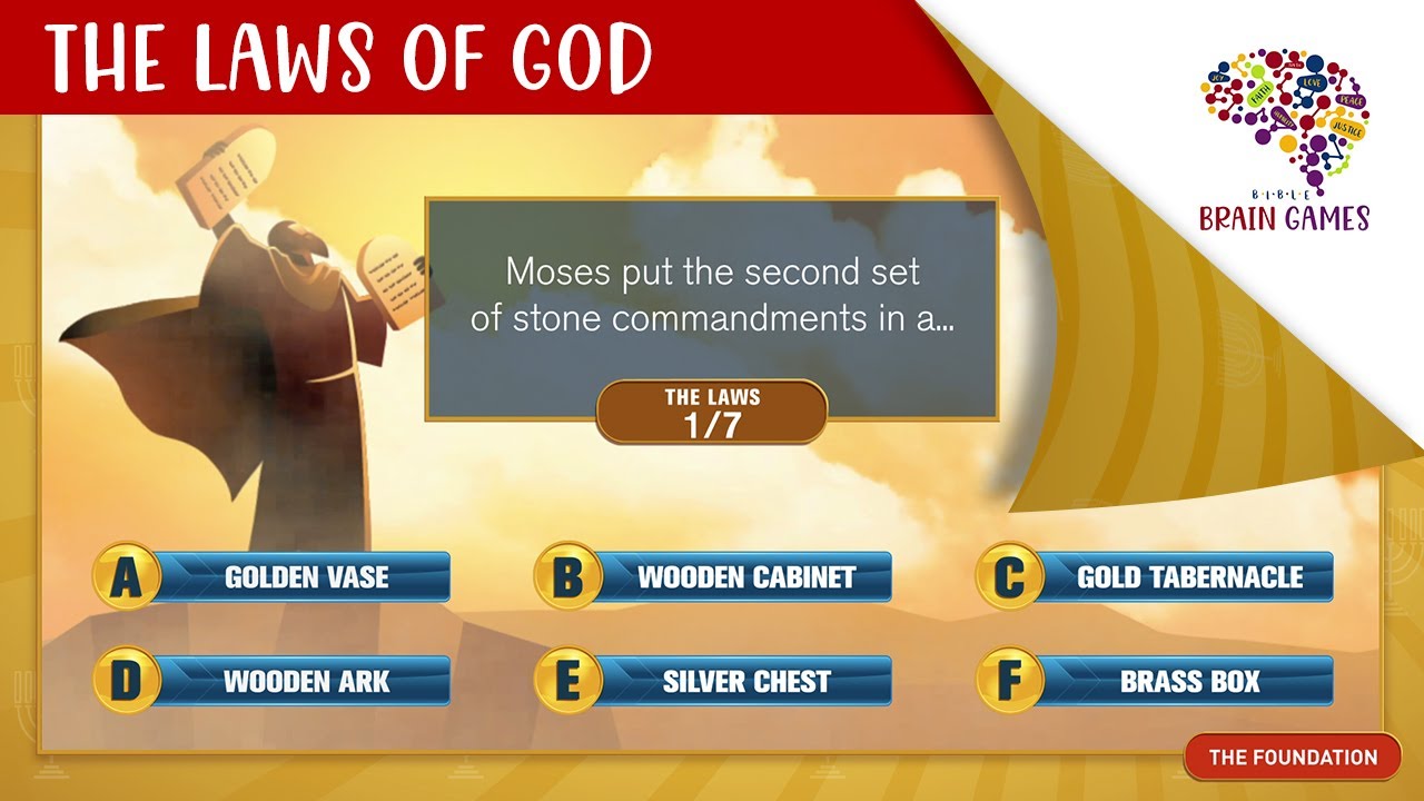 Bible Brain Games - The Laws of God - YouTube