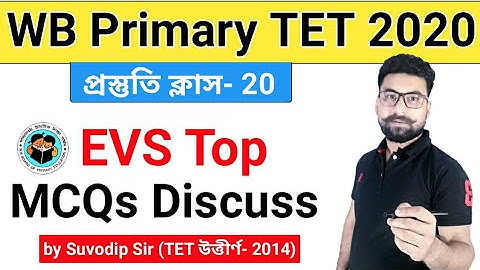 Primary TET Exam Preparation | Environment Science (EVS) For WB Primary TET | Class 20