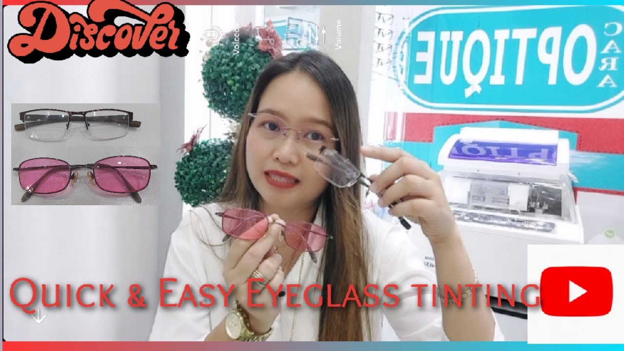 Eyeglass uncoated lens tinting YouTube
