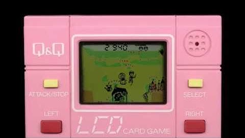 Camelot LCD Card Game Clock Simulator by David Calandra - Original Game & Watch 王子と姫 by Citizen Q&Q