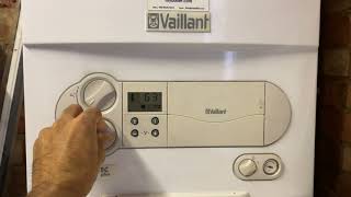 Flow Temp - How to adjust a Vaillant ecotec pre 2012 flow temp adjustment default 75 to 55 degrees