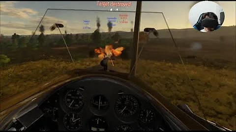 Free game War thunder in VR with Oculus quest and with oculus link | English version