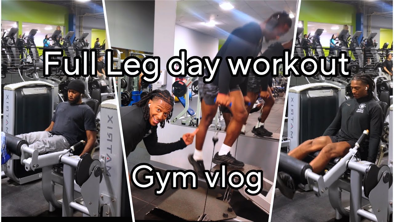 Full leg day workout with Cai and Rah | Gym vlog | Macfitness gym - YouTube