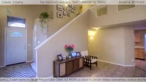 Tatum Ranch 3 Bedroom Home SOLD at 5027 E ROBERTA ...