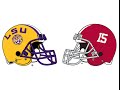 2015 #2 LSU at #4 Alabama (Highlights)