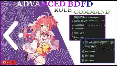 ADVANCED ADD ROLE COMMAND | BDFD Tutorial | ADD ROLE | Bot Designer