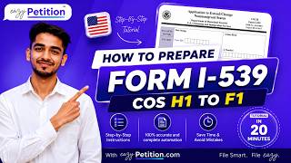 How to Prepare Change of Status H1 To  F1 Petition Using eazyPetition™ | Complete Step-by-Step Guide